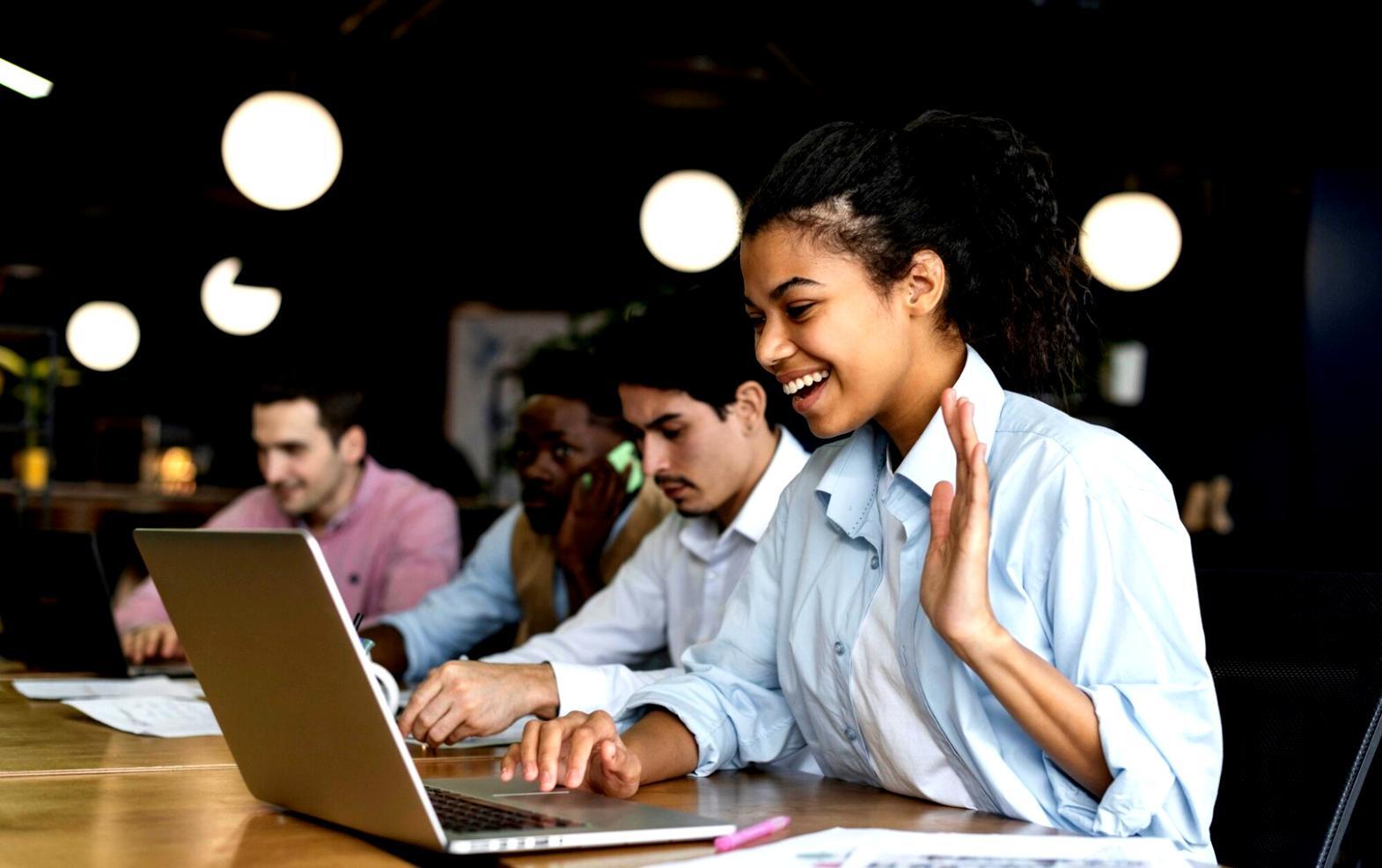 Professional working with financial planning tools