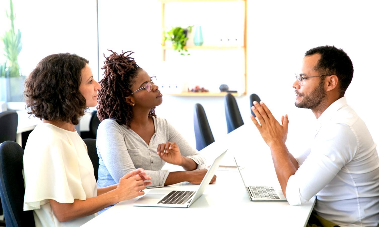 Business professional reviewing comprehensive budget reports